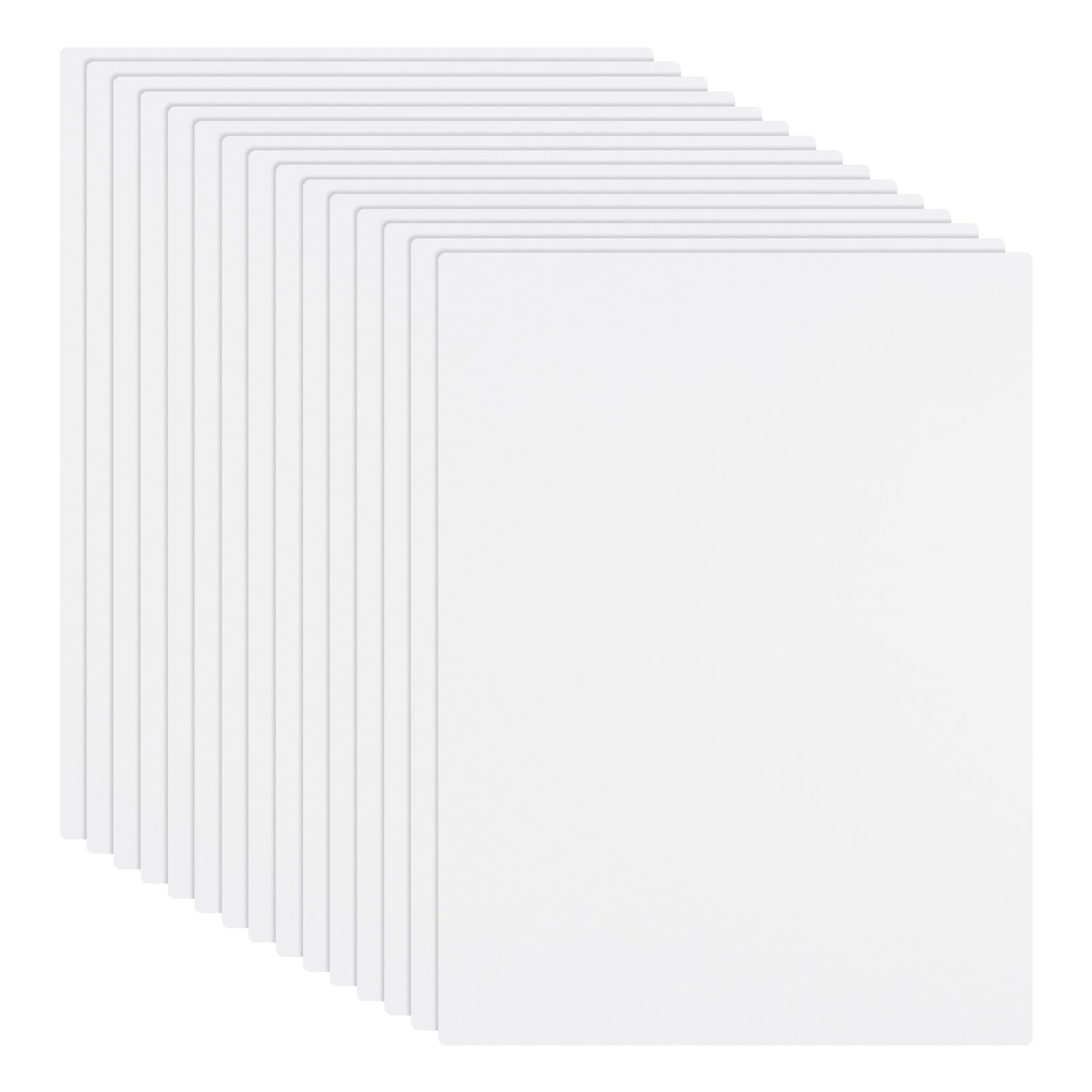 Rebower 15 PCS White Foam Board 305 x 406 mm, Foam Boards 3.2mm Thick Foam Poster Board
