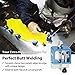 FIRSTINFO F3941 Patented Butt Welding Clamps 4 pcs- Adjustable, Equipped with Level Alignment Function for Edge to Edge Welding of Sheets with Different Thicknesses
