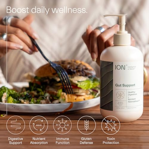 ION* Intelligence of Nature Gut Support Liquid Supplement - Gut & Digestive Health Liquid Drops, Cleanse & Detox with Humic Extract for Women & Men, Adults & Kids 4+ - 16 fl oz (Pack of 1) - Image 5