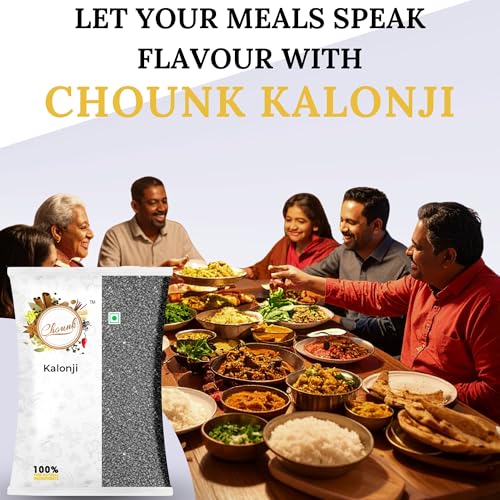 Image of Chounk Black Kalonji Seeds 900g | Black Cumin Seeds for Hair Growth | Kala Jeera Culinary Spice Health Benefits Source of Antioxidants