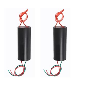 2pcs High Voltage Generator Transformer DC 3.7V-6V to 50KV Pulse Generator Inverter Super Arc Pulse Ignition Coil Module