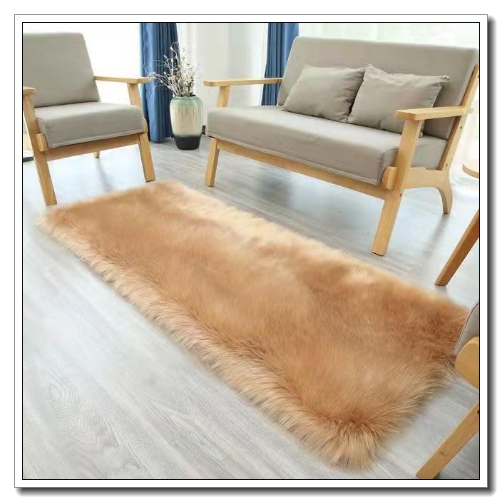 Tapis à poils longs lavable et moelleux pour un intérieur cosy