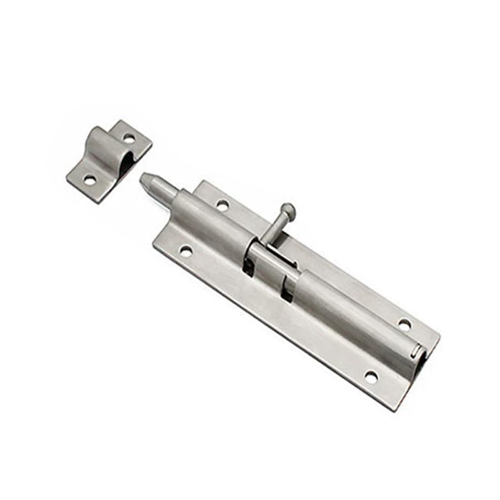 Door Bolt Lock 125mm Stainless Steel Door Latch Barrel Sliding Lock for Bathroom Bedroom