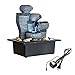 SunJet 4-Tier Desktop Water Fountain Submersible Pump Indoor Decoration – Portable Tabletop Decorative Waterfall Kit - Soothing Relaxation, Zen Meditation Ambient Office Home (10