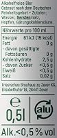 Jever Fun Alkoholfreies Bier 24x0,50 Liter Dosen EINWEG. Ohne Zucker, voller Geschmack. 12 Liter Gesamt – Ansicht 7
