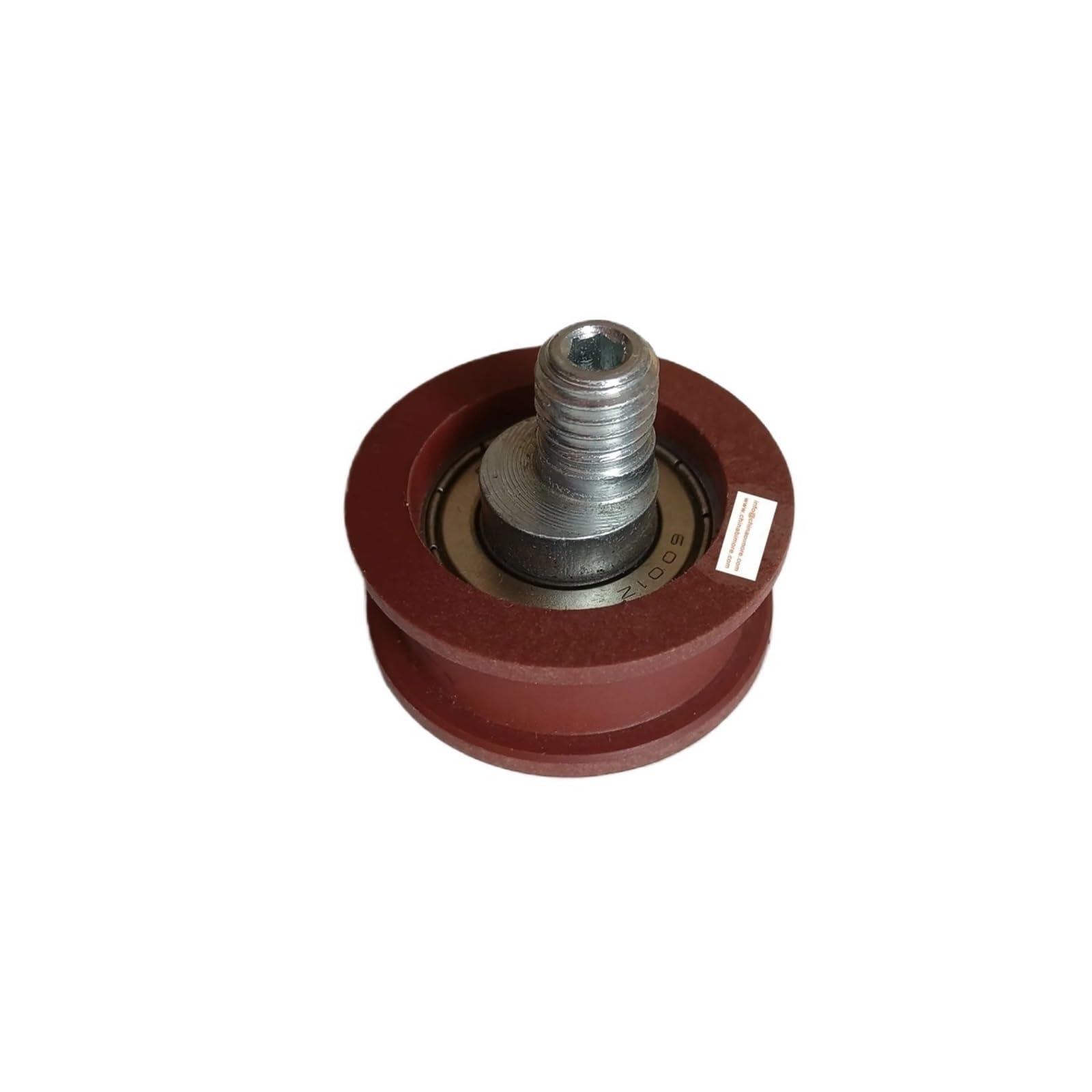 Roue de suspension de porte d'ascenseur 38 * 16*M10 Rouleau excentrique rouge d'ascenseur OD 38mm W 16mm