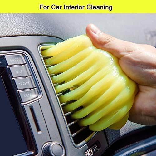 COLORCORAL 2Pack Keyboard Cleaning Gel Set Universal Dust Cleaner for PC Keyboard Cleaning Car Detailing Slime Laptop Dusting Home and Office Electronics Cleaning Kit Computer Cleaning Slime
