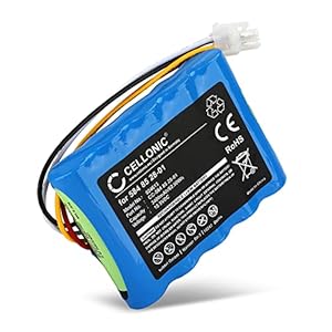 CELLONIC Akku kompatibel mit Husqvarna Automower 315, Automower 315X, R100Li, R100Lic, Gardena Sileno, R130LiC, R160Li 18.5V 3400mAh Li Ion