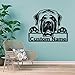 SOULSIS Personalizado inglés perro mastín letrero de de madera arte Imagen de SOULSIS Personalizado inglés perro mastín letrero de de madera arte