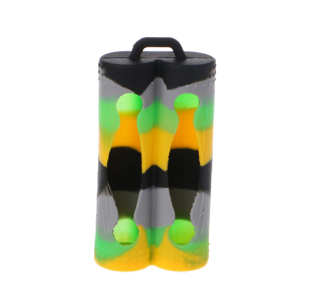 Soft Silicone for Case Protective Skin Storage Bag for 2X 18650 Batte,Silicone