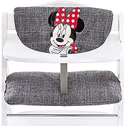 Trona Bebé Minnie Hauck Highchairpad Deluxe Funda Trona, Compatible con Trona Evolutiva Hauck Alpha y Beta Plus, 2 Piezas, Cojin Bebe, Fácil colocación, Acolchado suave, 45x24x2 cm