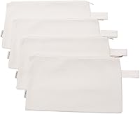 Vista 11 de Estuches con cierre para organización de herramientas de Augbunny, 100 % algodón, 16 onzas, ultrarresistentes, multiusos, de lona, 4