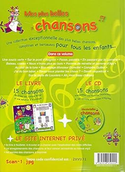Paperback Mes plus belles chansons : Volume vert (1CD audio) Book