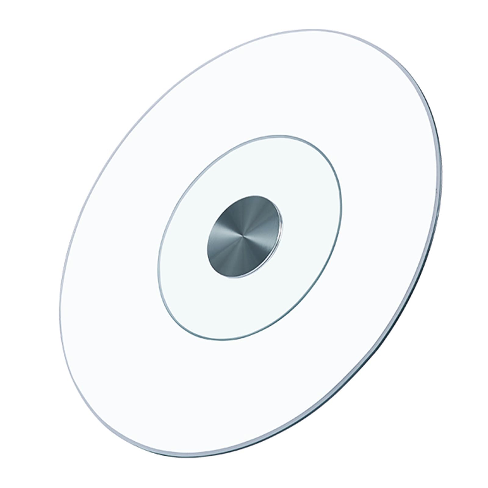 Large Lazy Susan Turntable For Table Top 24 Inch Rotating Tray Glass Serving Plate Dining Table Tempered Glass Turntable With Silent Bearing (Color : Lazy susan, Size : Ø 80cm/31.5in)