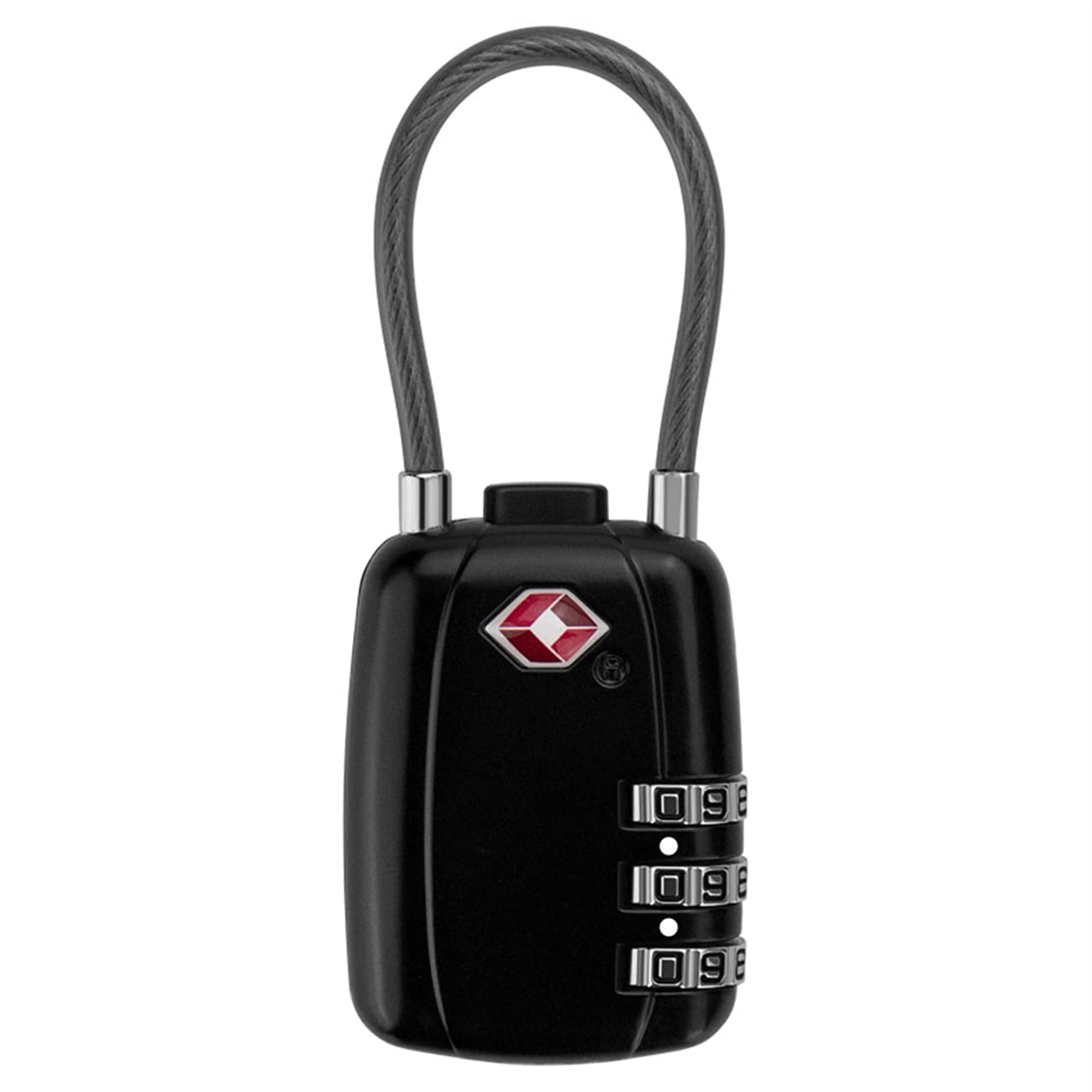 eWINNER TSA Approved Security Luggage Locks with 3-Digit Combination Password,Small Backpack Combination Lock for Travel Bag/Suitcase/Suit Case/Lockers/Gym/Backpack Zipper (Black)