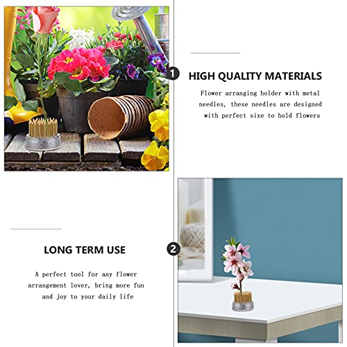 Healifty 3Pcs Ikebana Kenzan Mini Japanse Bloem Houder Bloem Kikkers Bloemen Ikebana Bloem Arrangeur Pin Houder 23Mm - Image 5