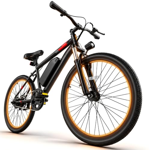 Electric E-Bike for Adults & Teens 20 MPH 500W/Peak 1000W 14-26 Inch Ebike image 1