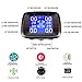 TPMS Tire Pressure Monitoring System with USB socket in monitor, Cigarette Lighter Plug Universal Wireless Car Alarm System LCD Display with 4 External Sensors (Cigarette Lighter Power_External TPMS)