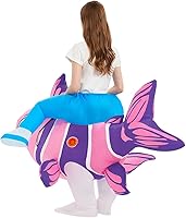 Vista 6 de BIGPETS Disfraz inflable de peces tropicales para adultos