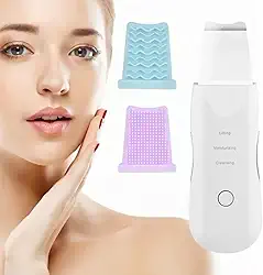 Espátula De Peeling Ultrassônico E Ionização Facial Removedor Cravos Portátil Limpeza Profunda Skin Anti Cravos Acne Limpador Poros Ferramenta Levantamento Beleza Com 4 modos