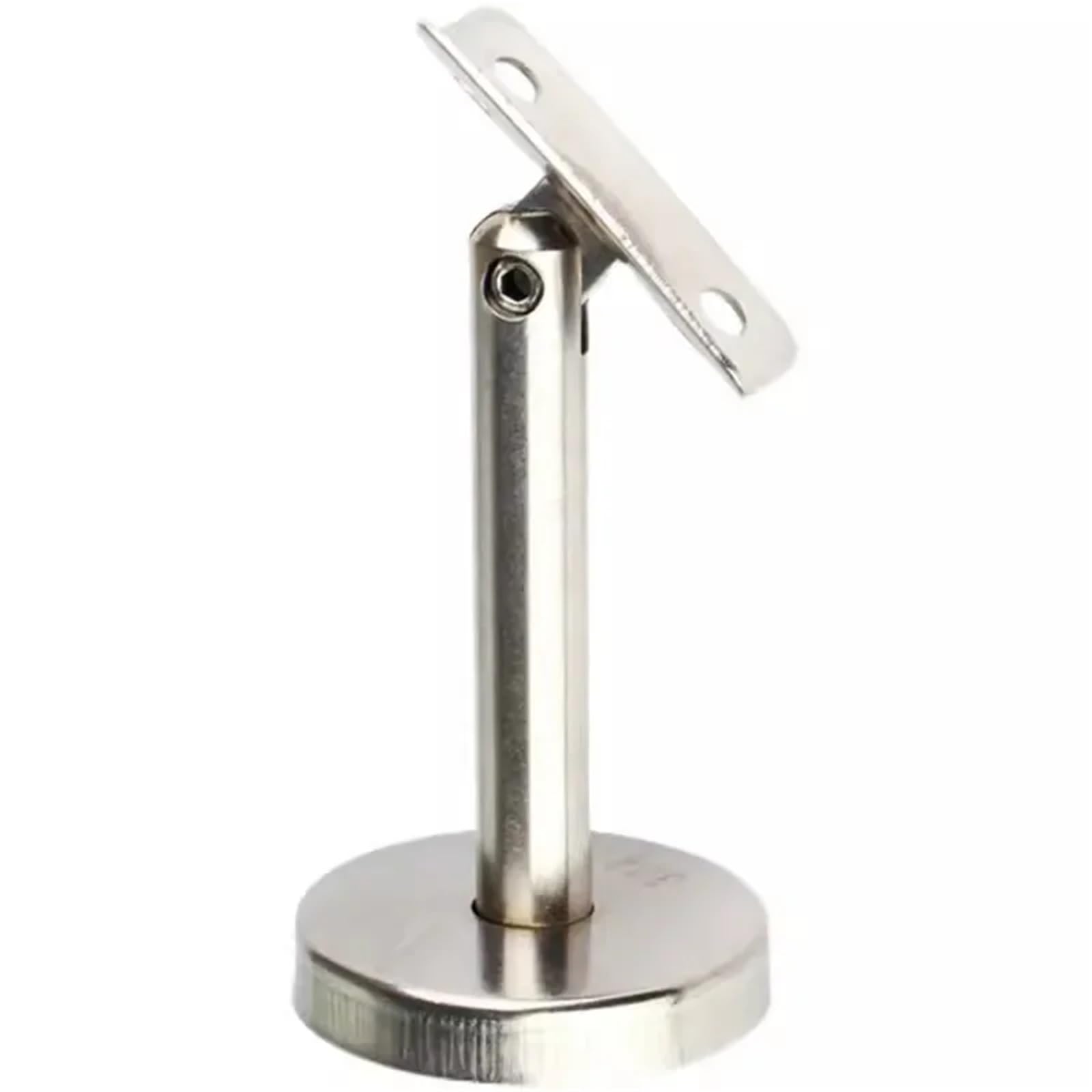 Banister Rail Brackets Handrail Straight Support PVC Banisters Sloshing Stiffening Piece Staircase Armrest Reinforcement Accessories Fixed Bracket 3pcs(High 80mm)