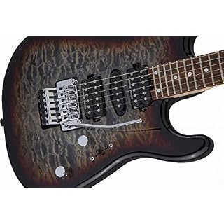 Charvel MJ San Dimas Style 1 HSH FR PF QM PF Midnight Glow guitare électrique avec hardshell gig bag - Les Beatles, Paul McCartney, John Lennon, RIngo Starr, George Harrison Charvel MJ San Dimas Style 1 HSH FR PF QM PF Midnight Glow guitare électrique avec hardshell gig bag – Image 5
