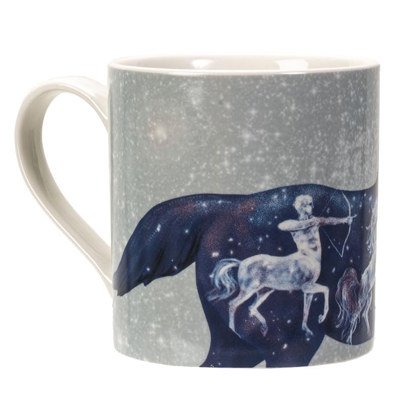 Taza de cerámica con diseño celestial de Pegaso 13 oz miniatura 5