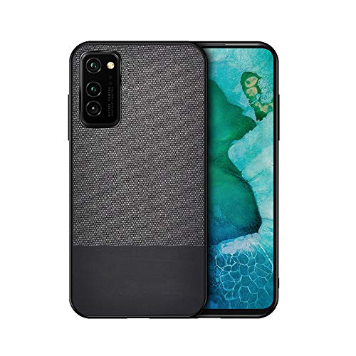 Mobile Phone Protection Case for Huawei Honor V30 Shockproof Splicing PU + Cloth Texture PC + TPU Protective Case-image-43