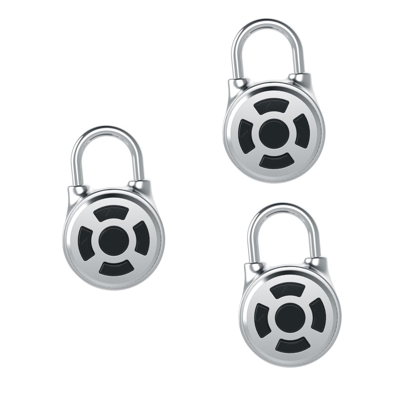 3 Pièces le mot de passe Cadenas clé casier bagage portable verrou porte verrouillage du mot de passe serrure verrouillage par Acier inoxydable