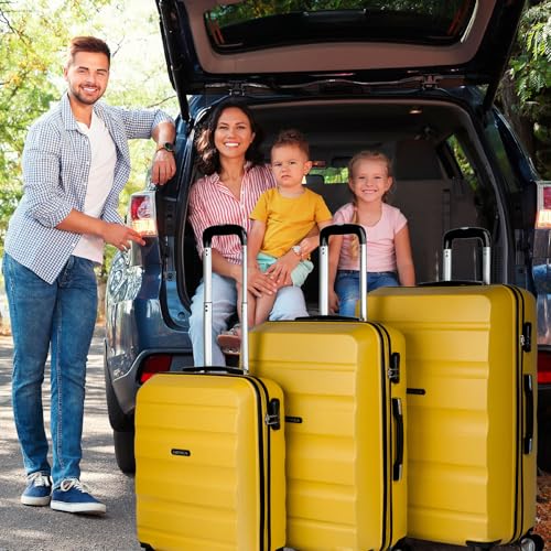 Luggage Set, Mustard, tal-lt2