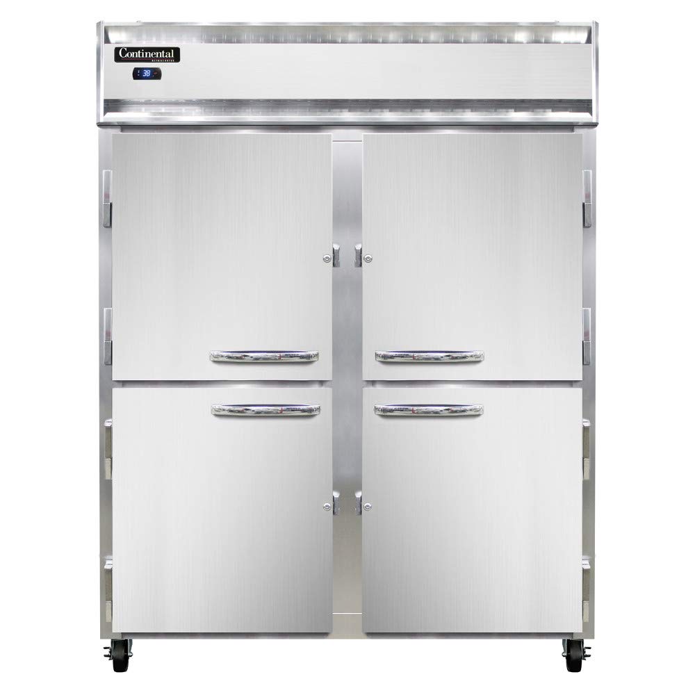 2RES-SS-HD Extra-Wide Two Section Reach In Refrigerator by Continental Refrigerator – Commercial Grade