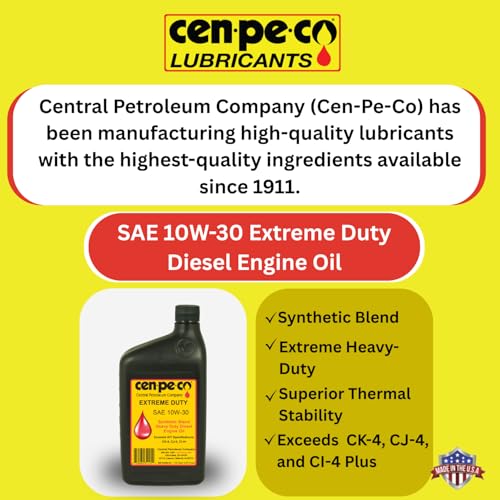 Aceite para motor Diesel SAE 10W30 Extreme Duty 12 cuartos miniatura 3