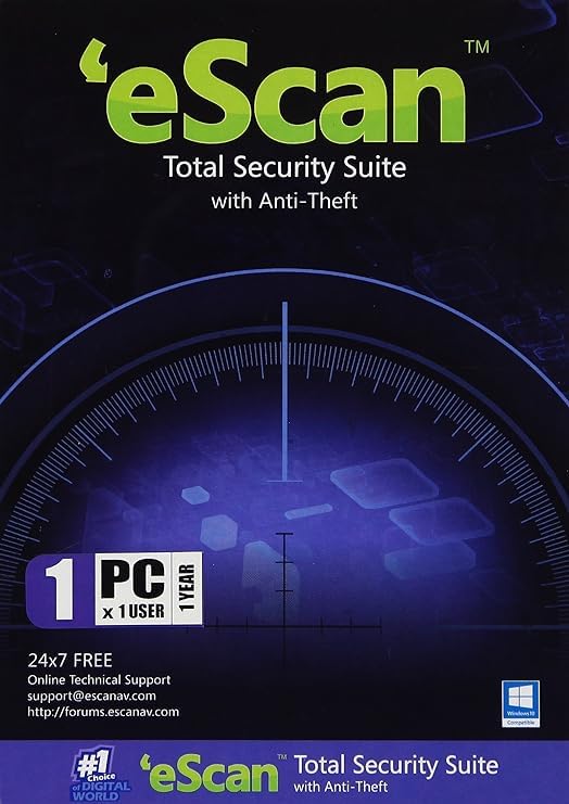 eScan Total Security Suite with Anti-Theft - 1 PC, 1 User, 1 Year (CD) (B0CWY4548N) Amazon Price History, Amazon Price Tracker