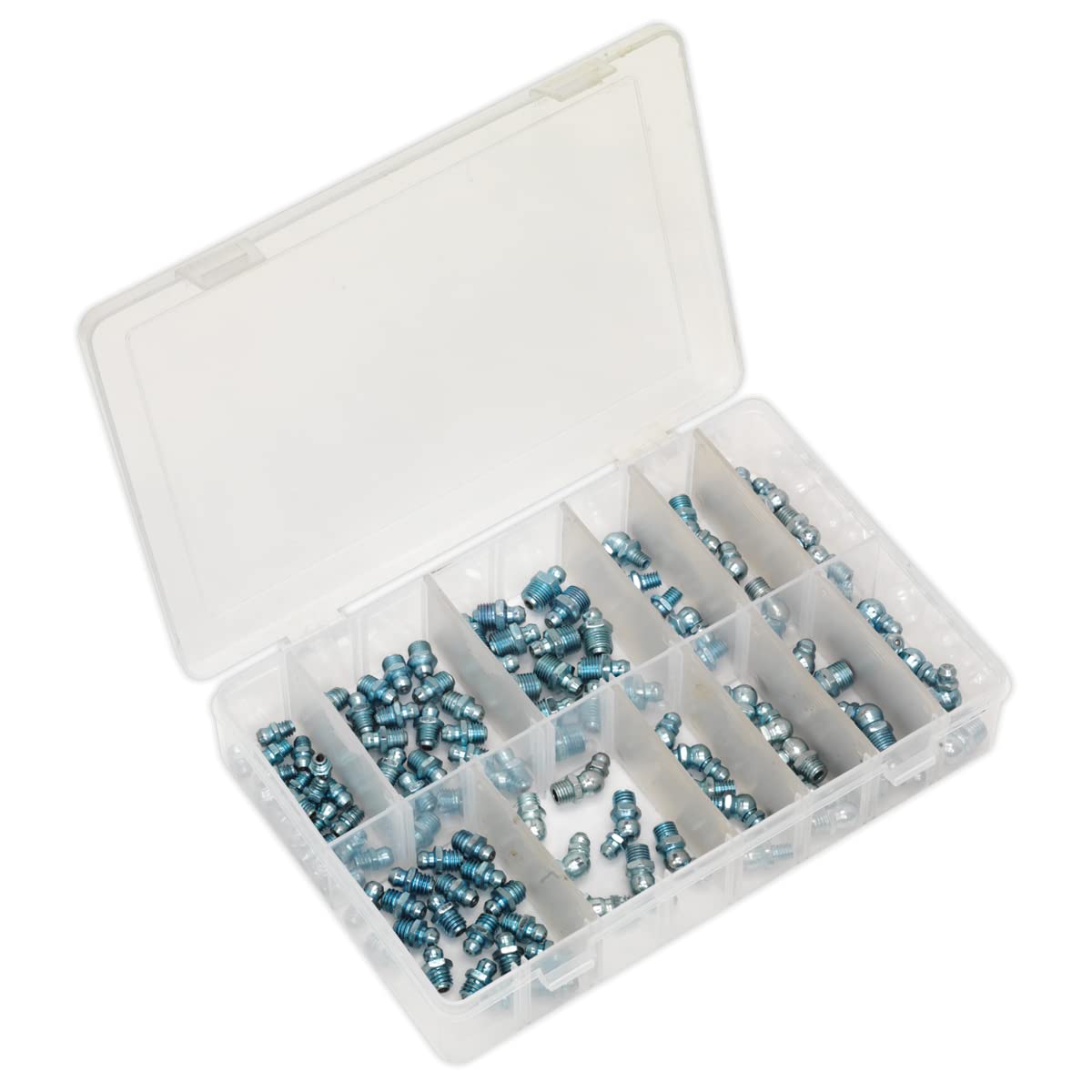 Sealey Multicoloured Ab008gn Grease Nipple Assortment 115Pc - Metric
