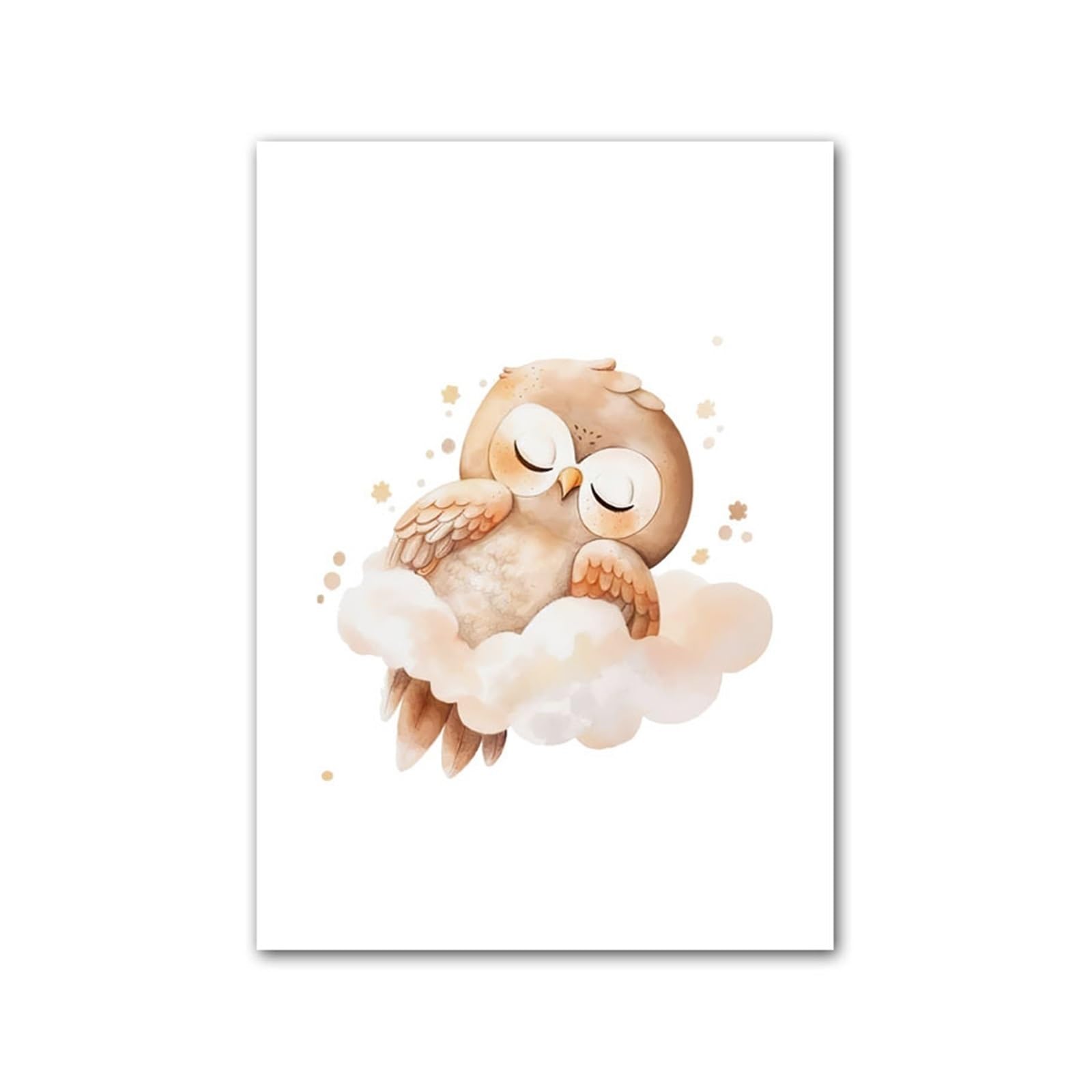 Poster animaux doux rêve pour créer un cocon réconfortant dans la chambre bébé