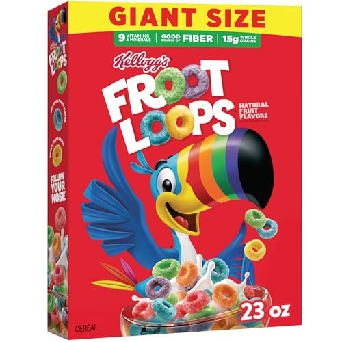 Kellogg’s Froot Loops, Giant Size, 23 oz