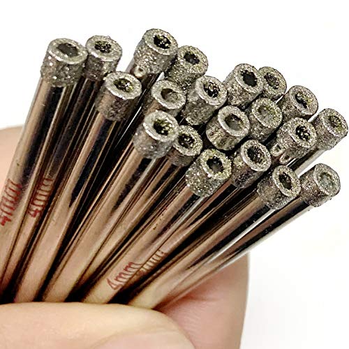 ILOVETOOL 20 piezas brocas de diamante 4 mm miniatura 1