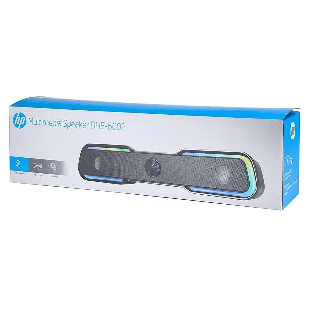 HP Soundbar per computer DHE-6002 2x3W Gaming RGB