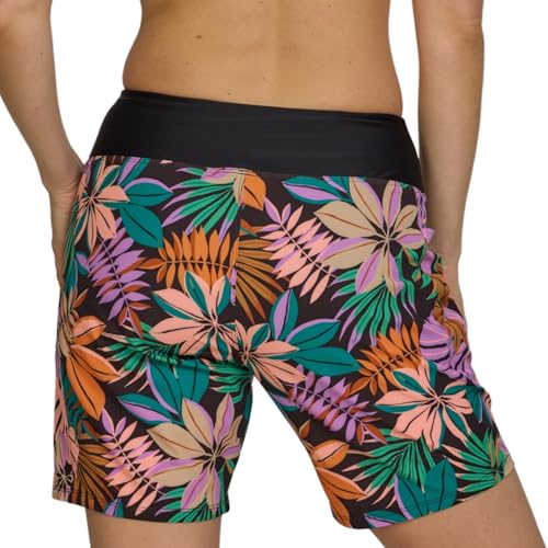 Image of Hurley 5 inch /7 inch High Waisted Swim Shorts Women, Board Shorts with Pockets & Inner Liner, Quick Dry Swim Trunk, UPF 50+