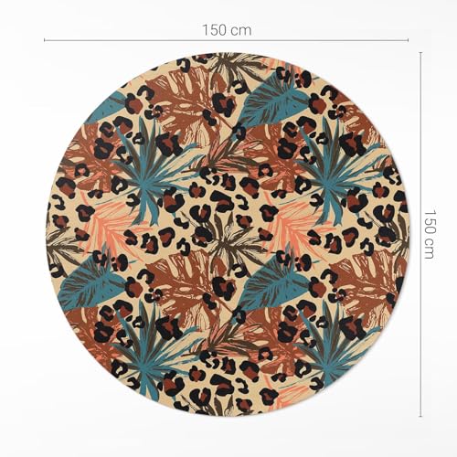 Tapis vinyle résistant à la rayure de sol et facile à nettoyer 150cm