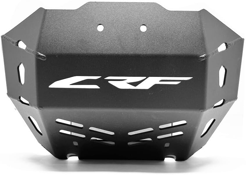 CRF450L Skid Plate Compatible with CRF 450L CRF450RL CRF250R CRF250RX 2019-2022 Engine Mud Guard Accessories Engines Lower BASH Plate (Black)