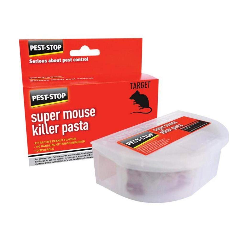 Pest-Stop PSPBMS Super Mouse Killer Pasta Pre-Baited Station