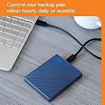 WD 5Tb Mon passeport Ultra Disque dur externe portable bleu, USB-C - WDBFTM0050BBL-WESN