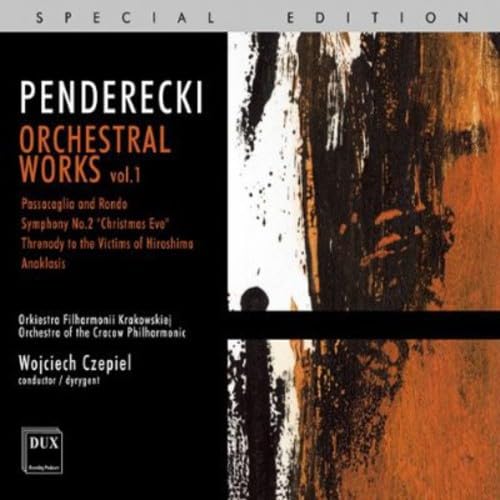 V 1: Orchestral Works [Audio CD] Orchestra of the Cracow Philharmonic; Czepiel; V 1: Orchestral Works and Wojciech Czepiel