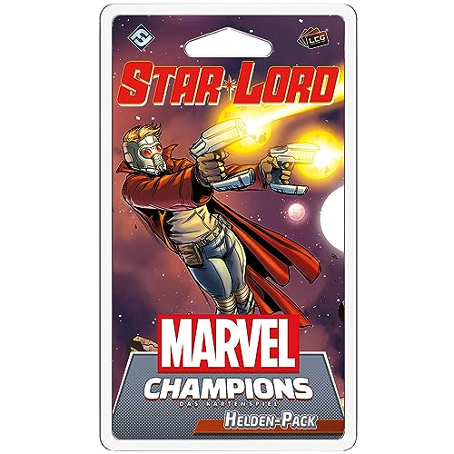 Fantasy Flight Games, Marvel Champions: LCG – Star-Lord, Helden-Erweiterung, Expertenspiel, Kartenspiel, 1-4 Spieler, Ab 14+ Jahren, 60+ Minuten, Deutsch, Mehrfarbig, Bunt