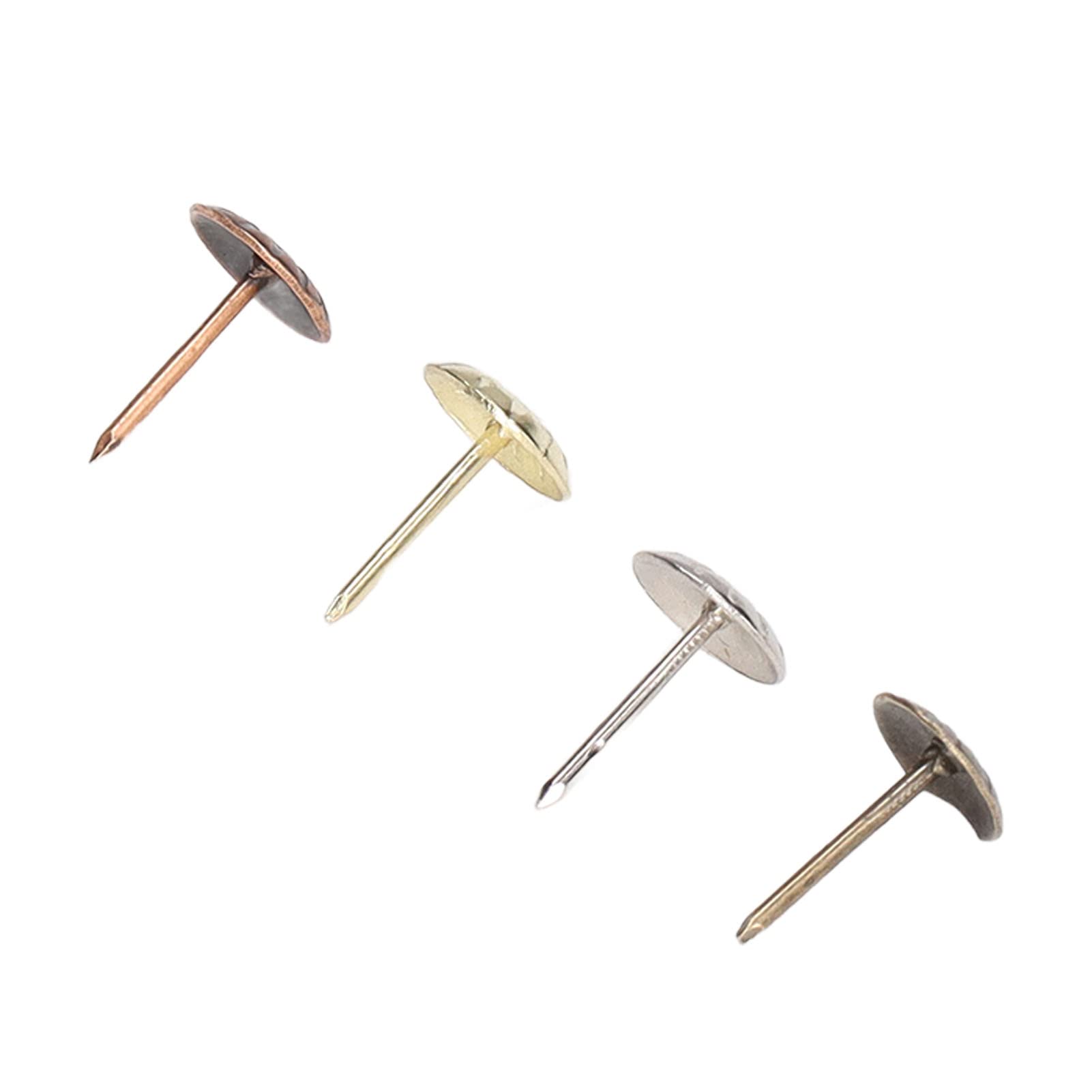 Chiodi Decorativi Per Mobili 200 Pezzi - Nero, 1.2 Cm, Ferro, Per Divani, Letti, Progetti Fai Da Te - Foto 9