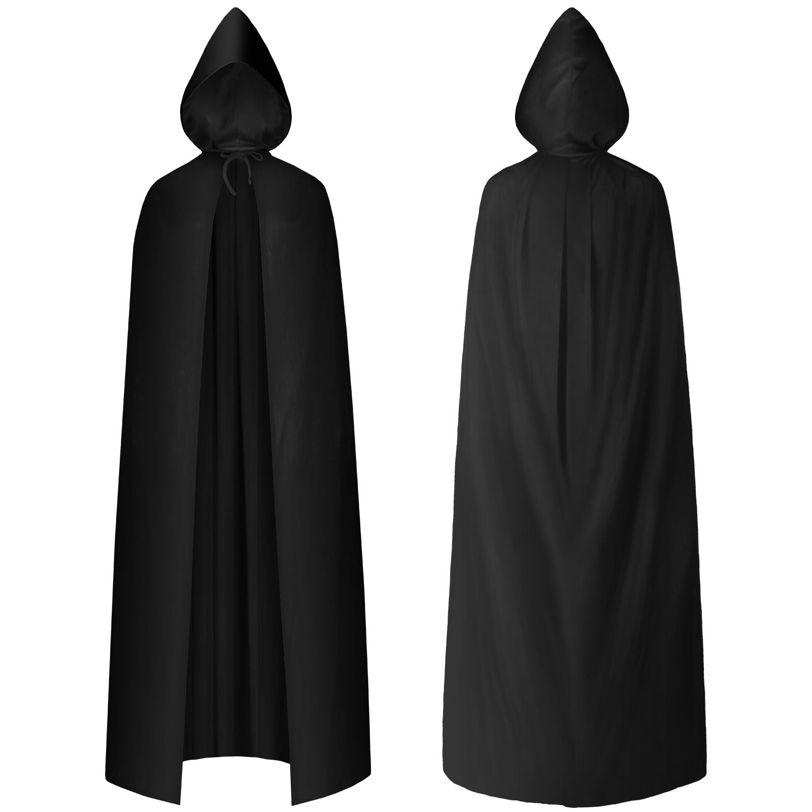 Mantello Da Principessa Con Cappuccio Per Bambine - Velluto E Tulle Con Stelle Argentate - Costume Cosplay Per Halloween, Natale E Carnevale