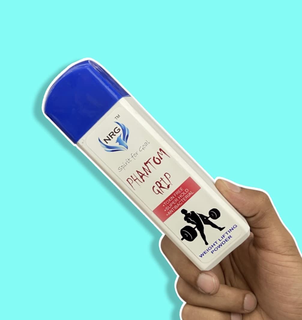 Weight Lifting Powder, Phantom Grip, Gym Grip Powder, with Anti Microbial Activity