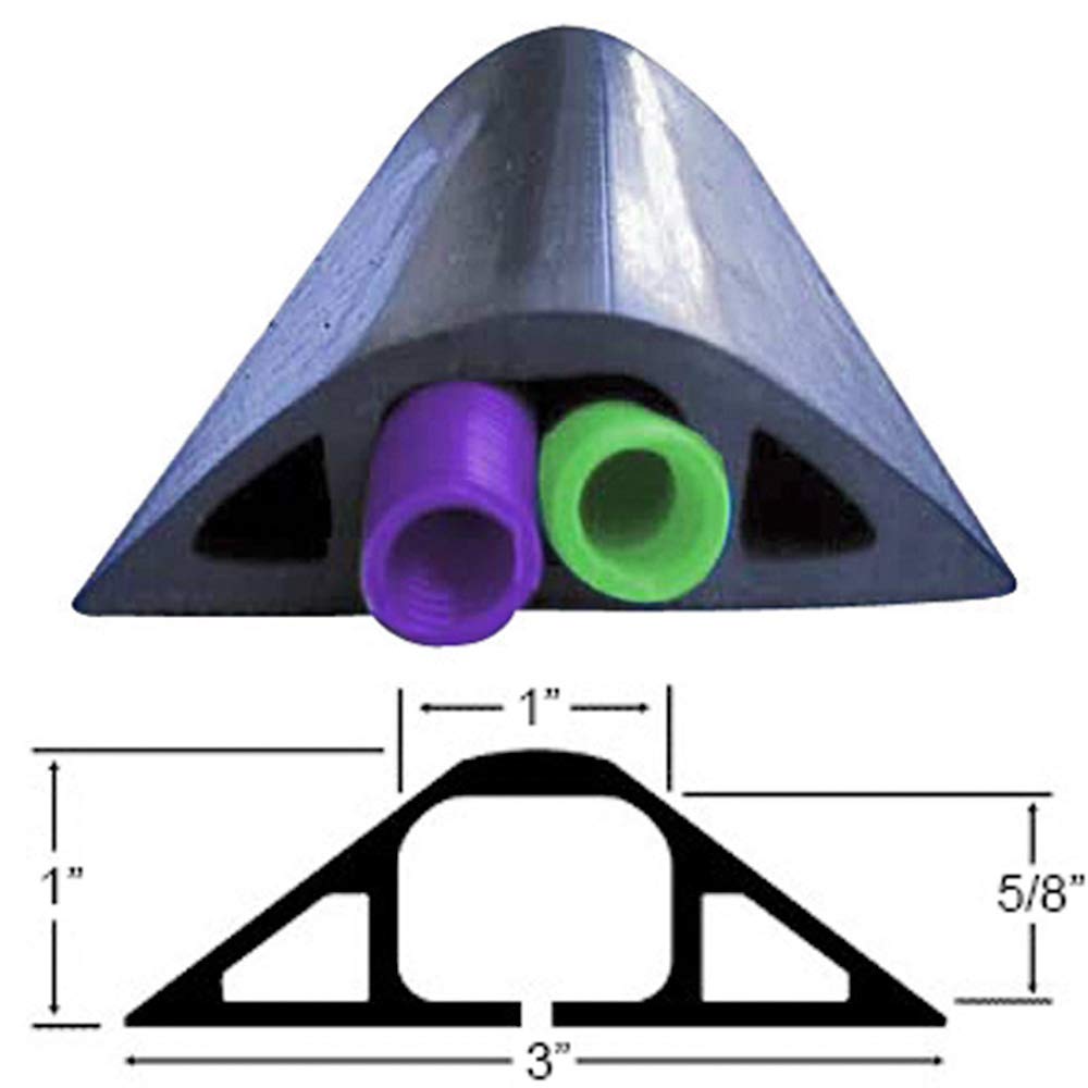 Conducto de goma suelo Cable Cover – d-22