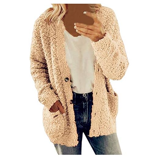 Walmart Walmart.Com Online Shopping Amazon Coupons & Promo Codes Today Orders Winter Coats for Women Fleece Jacket Warm Casual Coats with Pockets Long Sleeve Button Down Cardigans Sweaters Khaki